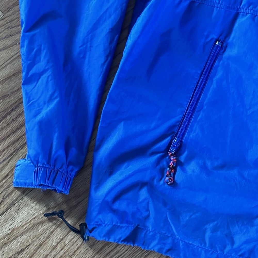 REI Co-op Men's Hooded Lightweight Mesh Lined Rain Jacket Medium Royal Blue - Picture 2 of 9